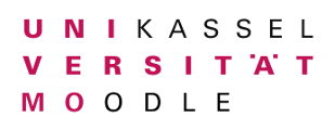 Logo of Universität Kassel: moodle